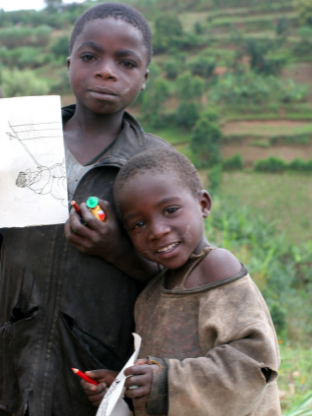 enfants in uganda
